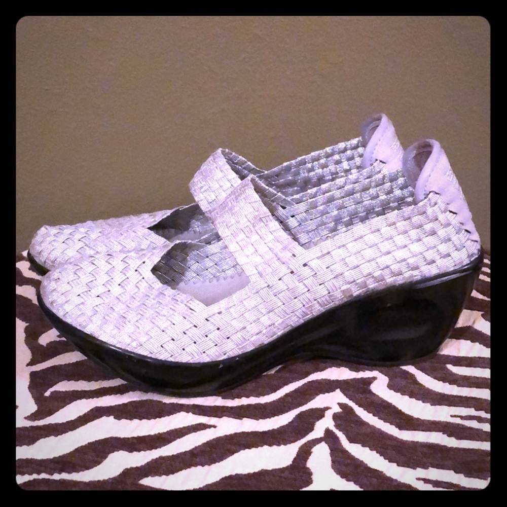 Silver Maryjanes